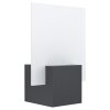 Applique murale d'extérieur Eglo ADAMELLO LED Noir, 1 lumière