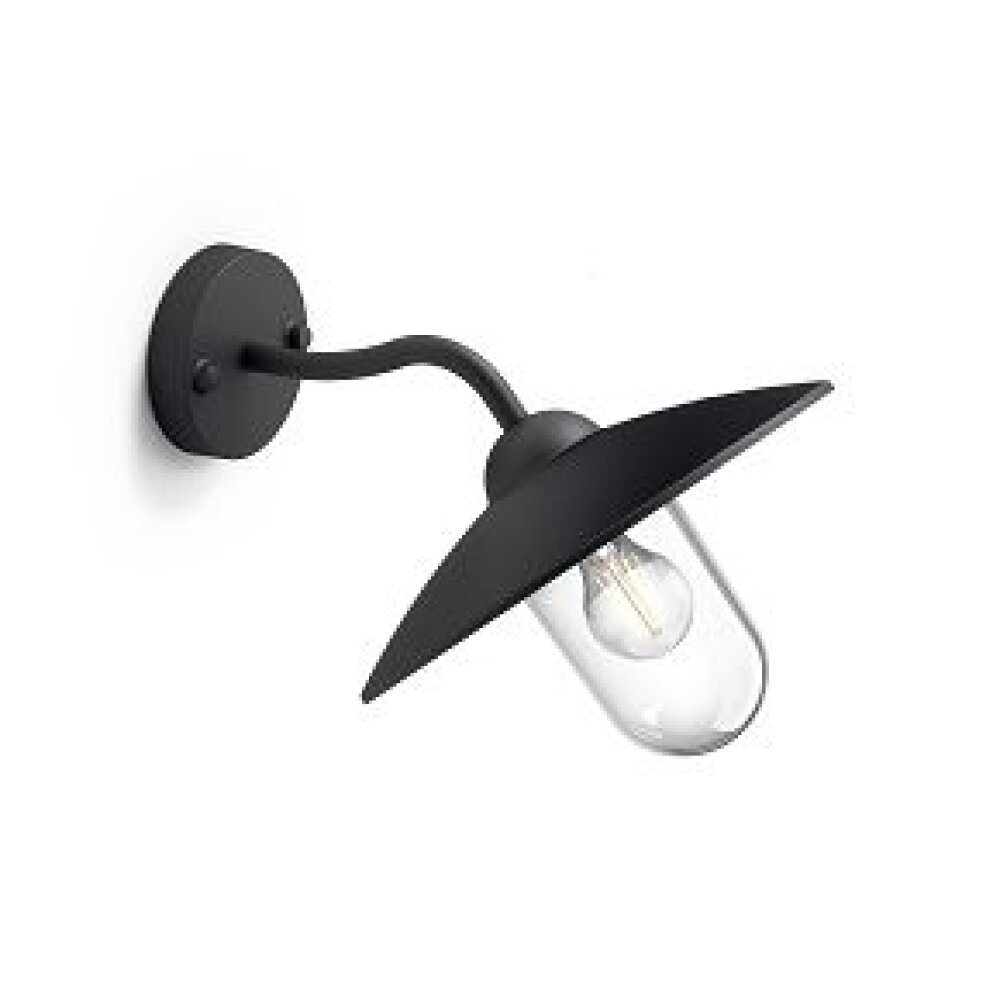 Applique murale d'extérieur Philips Hammock Noir, 1 lumière main product photo