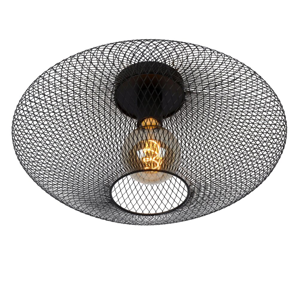 Plafonnier Lucide MESH Noir, 1 lumière main product photo