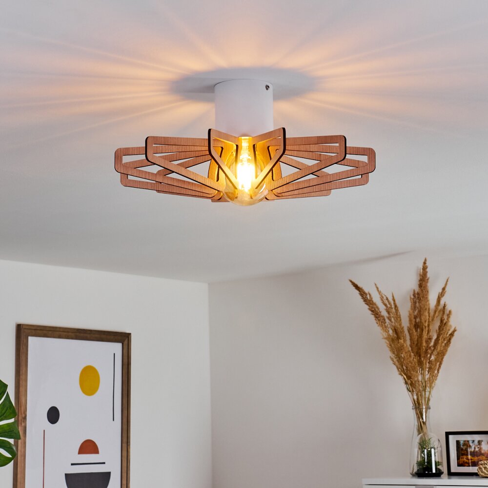Plafonnier Togo Blanc, 1 lumière main product photo