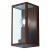 Applique murale d'extérieur Lutec Mondrian Bronze, 1 lumière