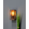 Applique murale d'extérieur Lutec Mondrian Bronze, 1 lumière