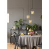 Suspension Lucide AGATHA Transparent, 3 lumières