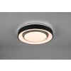 Plafonnier Reality Mona LED Noir, 1 lumière, Changeur de couleurs