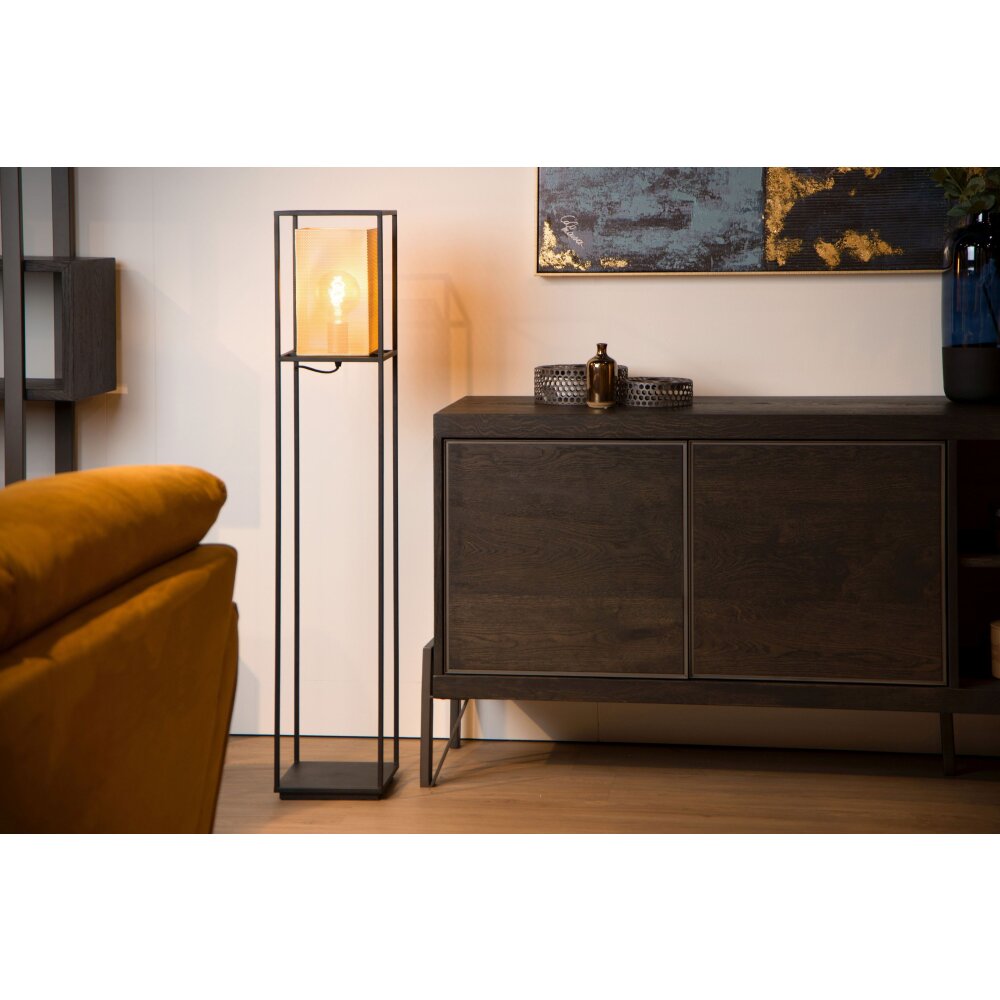 Lampadaire Lucide SANSA Noir, 1 lumière main product photo
