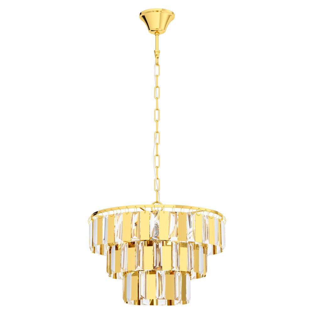 Suspension Eglo ERSEKA Laiton, 5 lumières main product photo