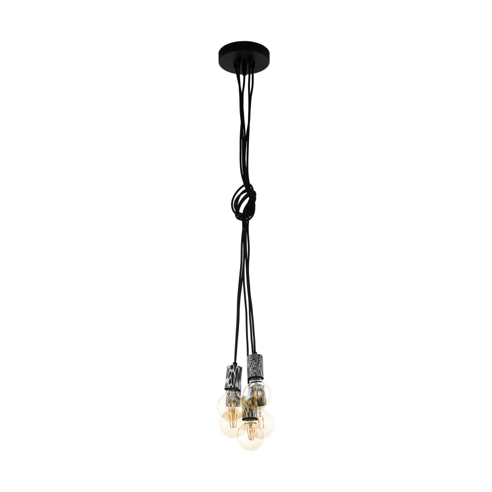 Suspension Eglo COULSDON Noir, 5 lumières main product photo