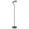 Lampadaire Eglo MARGHERA LED Noir, 1 lumière, Changeur de couleurs