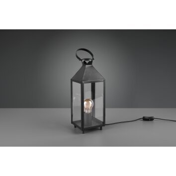 Lampe de table Reality Farola LED Noir, 1 lumière Lampe de table Reality Farola LED Noir, 1 lumière