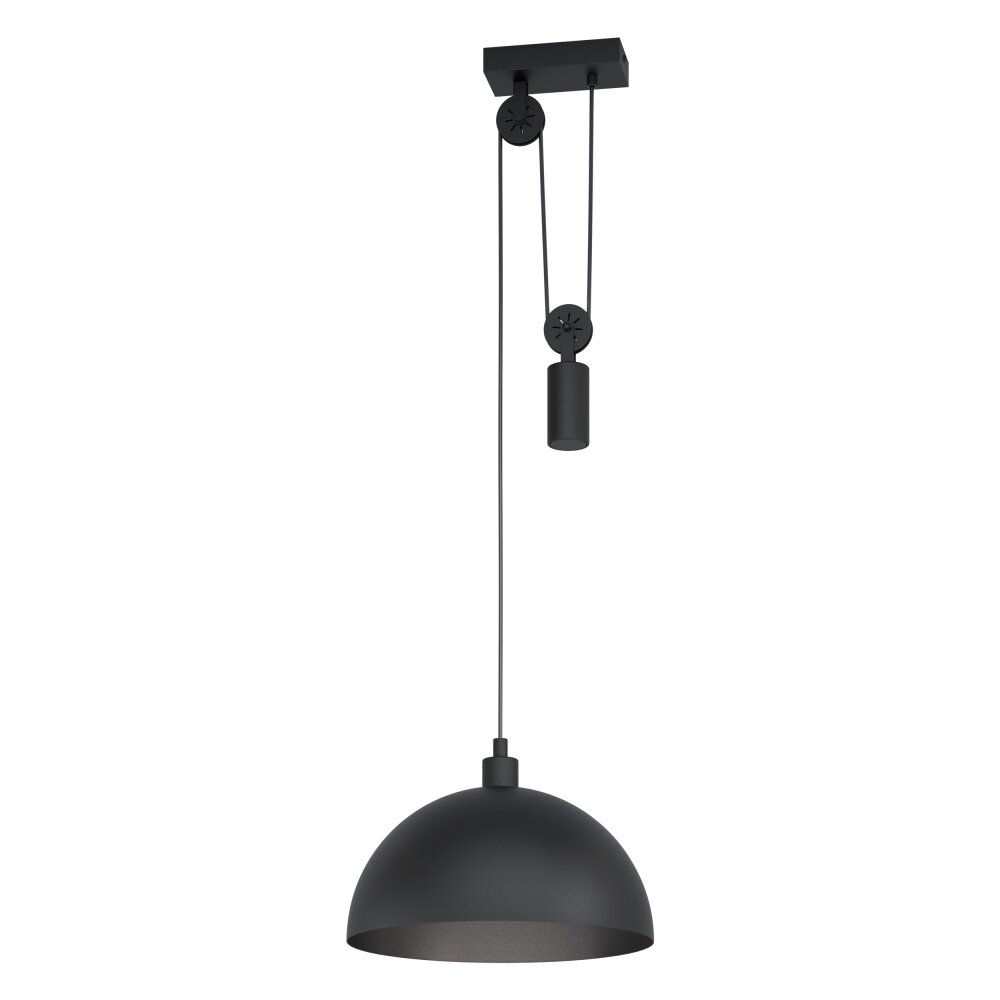 Suspension Eglo WINKWORTH Noir, 1 lumière main product photo