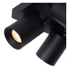 Spot de plafond Lucide NIGEL LED Noir, 4 lumières