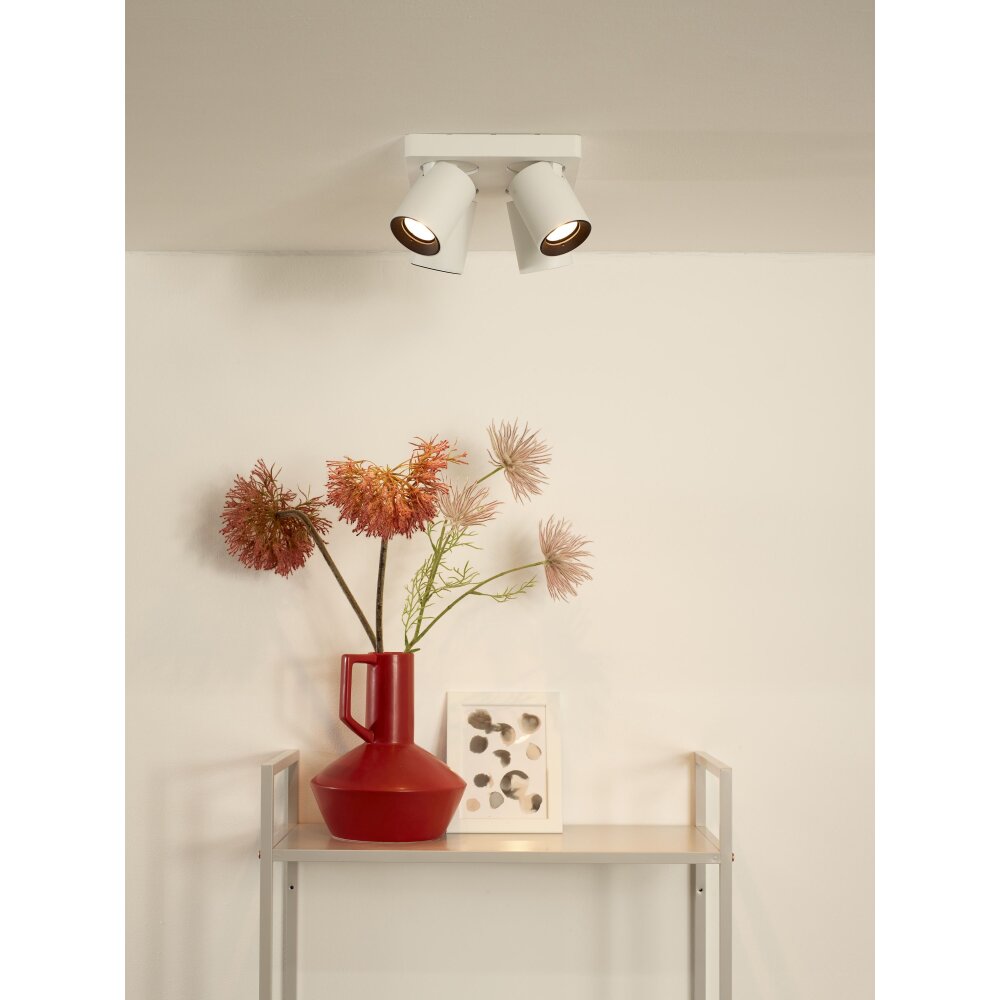 Spot de plafond Lucide NIGEL LED Blanc, 4 lumières main product photo