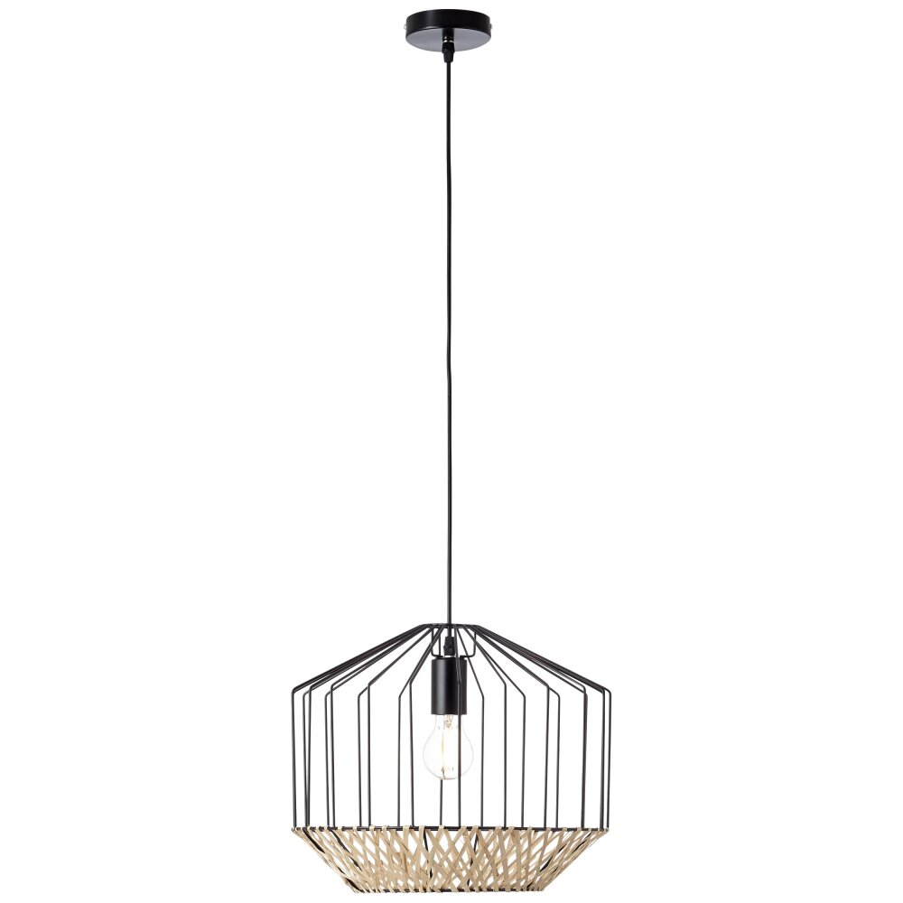Suspension Brilliant TEMPLO Brun, Noir, 1 lumière main product photo