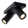 Spot de plafond Lucide TAYLOR LED Noir, 2 lumières
