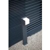 Borne lumineuse Lutec Cuba LED Anthracite, 1 lumière