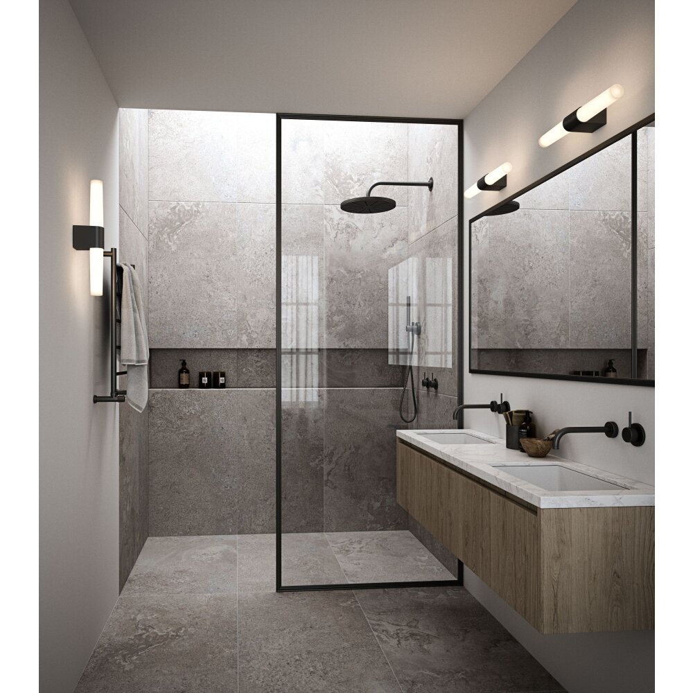 Applique murale Nordlux HELVA LED Noir, 1 lumière main product photo