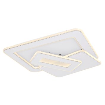 Plafonnier Globo KIQUE LED Blanc, 1 lumière