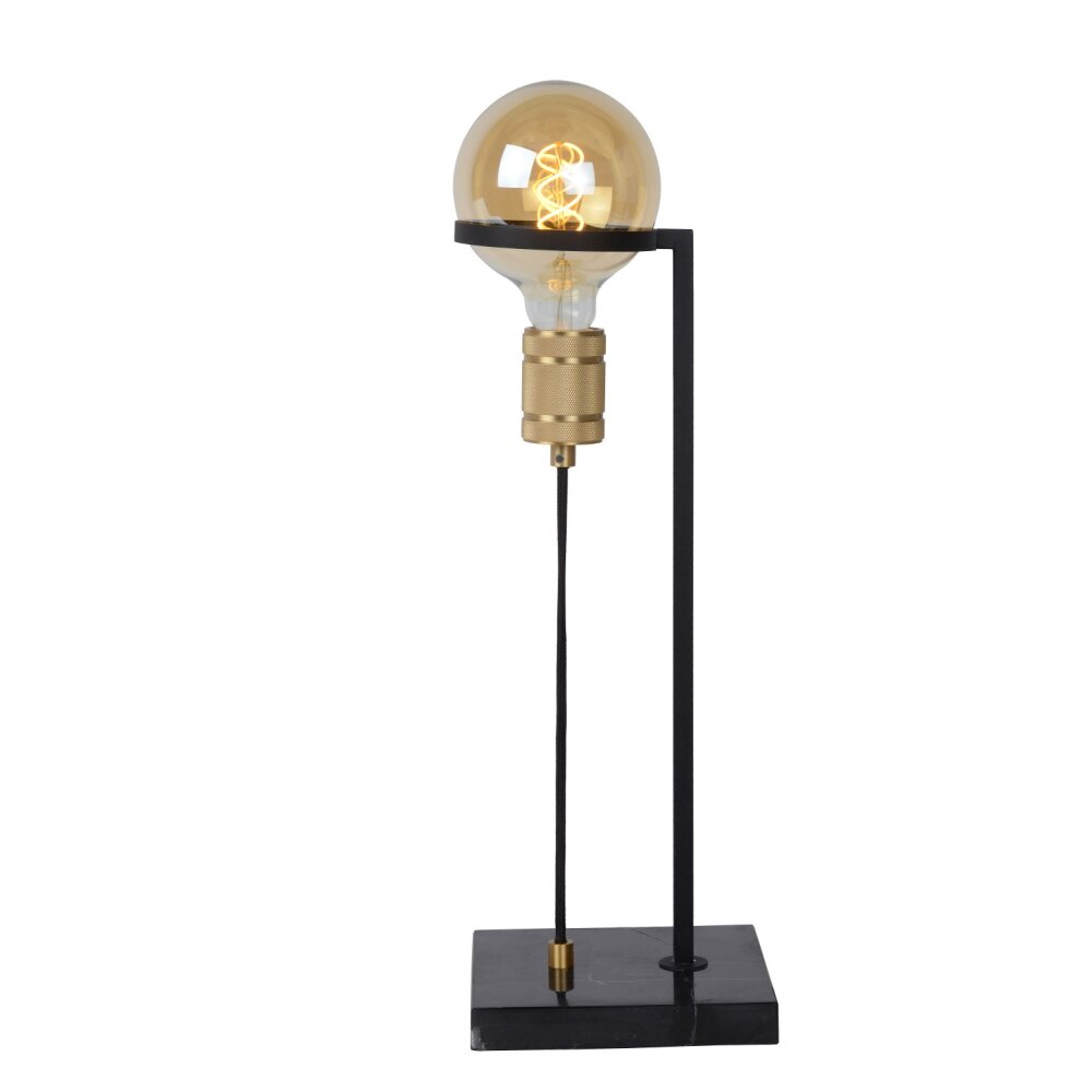 Lampe de table Lucide OTTELIEN Noir, 1 lumière main product photo