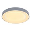 Plafonnier Globo JADA LED Noir, 1 lumière, Télécommandes