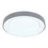 Plafonnier Globo JADA LED Noir, 1 lumière, Télécommandes