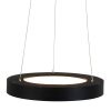 Suspension Steinhauer Ringlede Noir, Blanc, 1 lumière