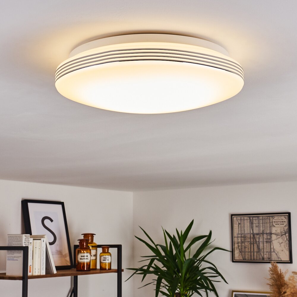 Plafonnier Niebla LED Blanc, 1 lumière main product photo