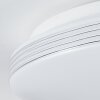 Plafonnier Niebla LED Blanc, 1 lumière
