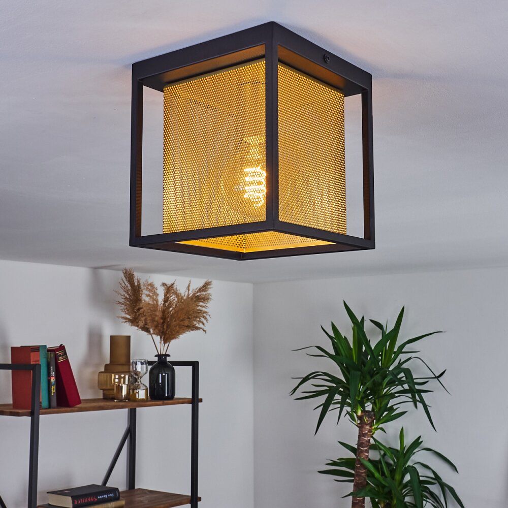 Plafonnier Kabul Noir, 1 lumière main product photo