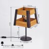 Lampe de table Tiflis Noir, 1 lumière