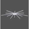 Plafonnier Paul Neuhaus Q-SUNSHINE LED Aluminium, 12 lumières, Télécommandes