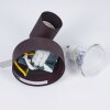 Applique murale Planes LED Rouille, 1 lumière
