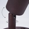 Applique murale Planes LED Rouille, 1 lumière