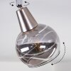 Plafonnier Warga Nickel mat, 2 lumières