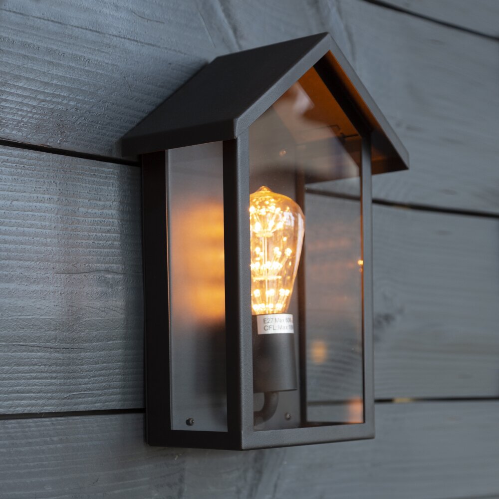 Applique murale d'extérieur KS Verlichting Casa Noir, 1 lumière main product photo