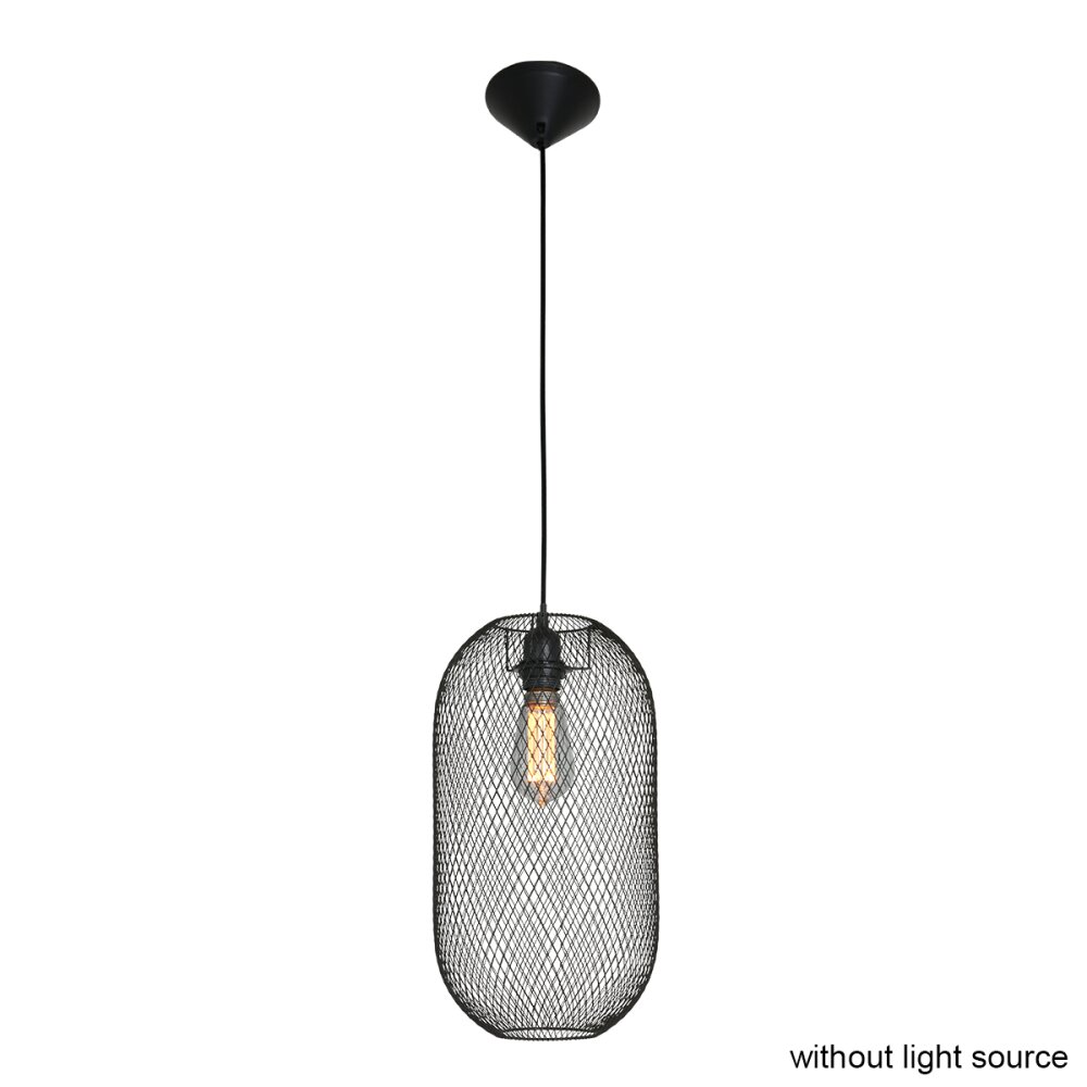 Suspension Steinhauer Bodine Noir, 1 lumière main product photo