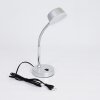 Lampe de table Pineda LED Chrome, 1 lumière