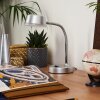 Lampe de table Pineda LED Chrome, 1 lumière