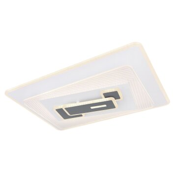 Plafonnier Globo LAMBRUS LED Blanc, 1 lumière