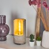 Lampe de table Amite Gris, 1 lumière