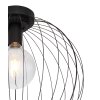 Plafonnier Globo ROZA Noir, 1 lumière