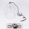 Suspension Marang Argenté, 1 lumière