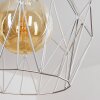 Suspension Marang Argenté, 1 lumière