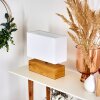 Lampe de table Geneva Bois clair, 1 lumière