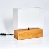 Lampe de table Geneva Bois clair, 1 lumière