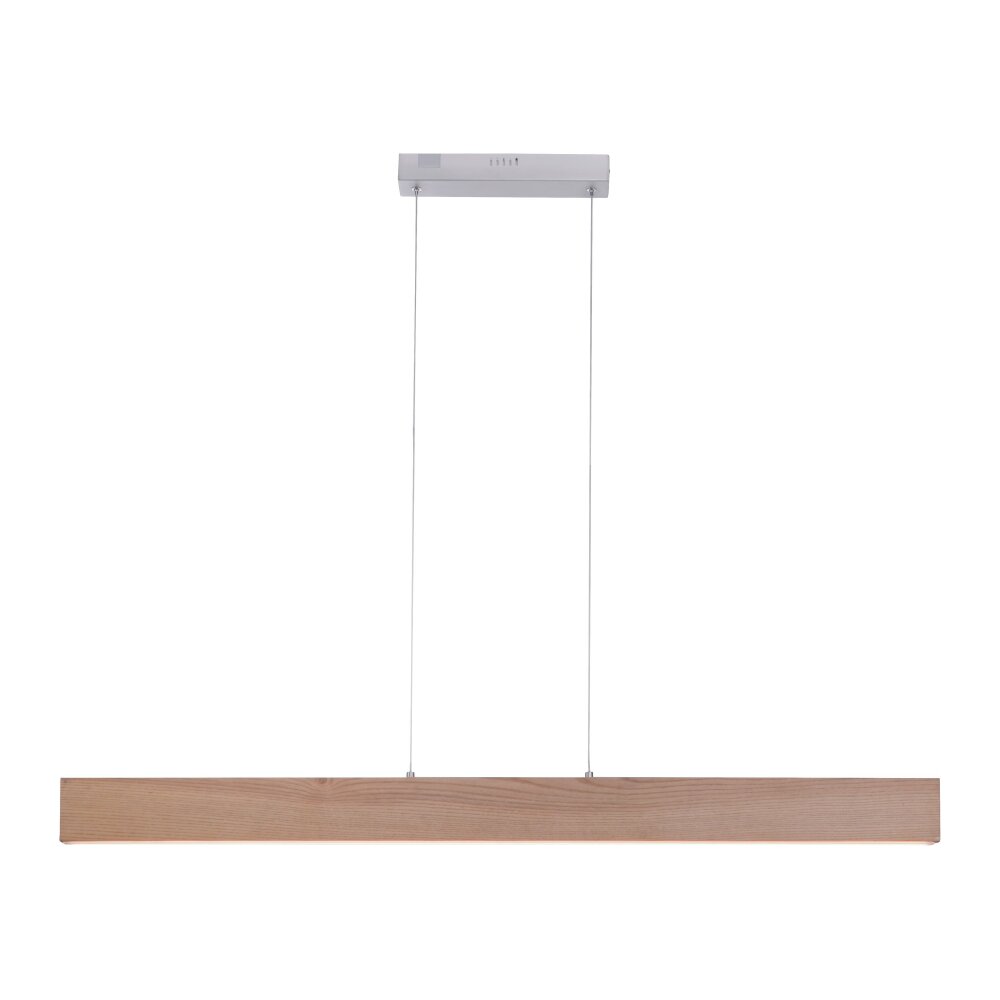 Suspension Paul Neuhaus Q-TIMBER LED Bois clair, 1 lumière, Télécommandes main product photo