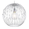 Suspension Globo HANAKO Chrome, 1 lumière