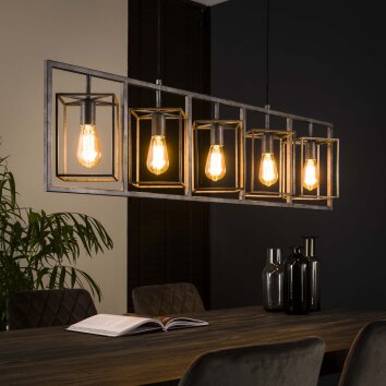 Suspension Marcon, 5 lumières
