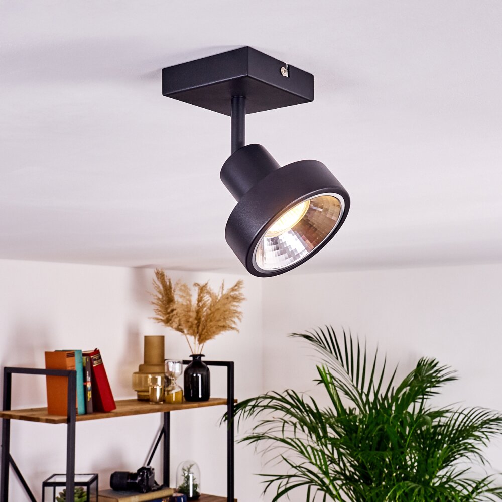 Plafonnier Chagres Noir, 1 lumière main product photo