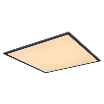 Plafonnier Globo SUZAKU LED Noir, 1 lumière