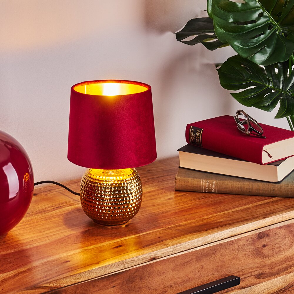 Lampe de table Beddie Or, 1 lumière main product photo